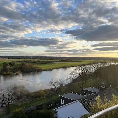 Apartment Moderne Mit Kamin U Garten Im Eg 100qm Naehe Weser Und Golfplatz