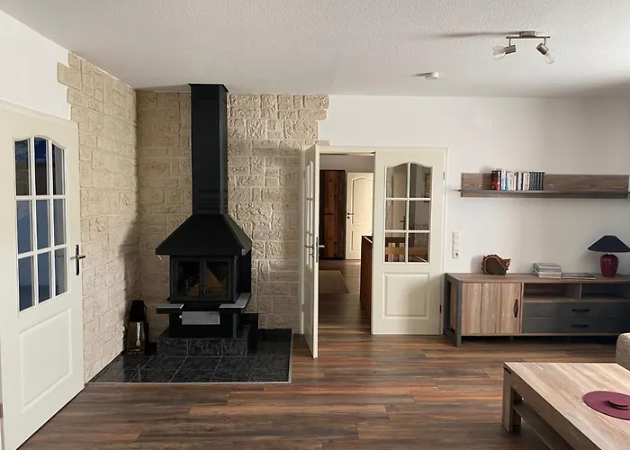 Apartman Moderne Mit Kamin U Garten Im Eg 100qm Naehe Weser Und Golfplatz